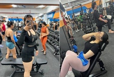 Phang nhau sướng rồi cùng em tập Gym
