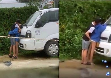 Video sex cặp đôi chịch nhau trên phố