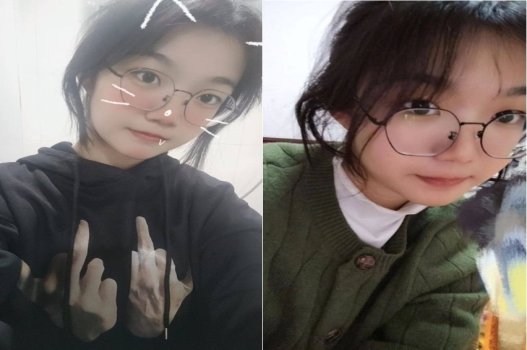 Cô học sinh kính sợi khê thích bị vuốt ve