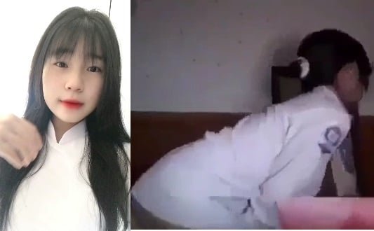 Nữ sinh hấp dẫn bạn trong những giây phút nóng bỏng