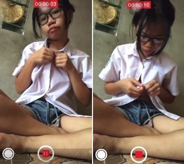 Nữ sinh Việt Nam bùng nổ cảm xúc khi nhà chỉ có hai người