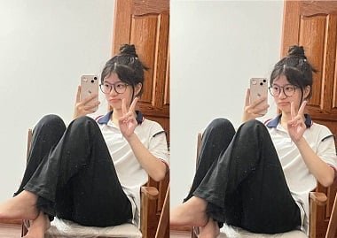 Tiêu đề mới: Nữ sinh khoe hàng ngon sau giờ tan học được bạn trai ủng hộ với củ khoai